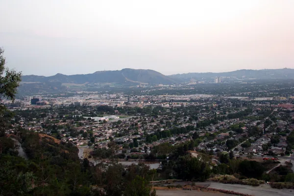 Burbank and the San Fernando Valley seen from the Verdugo hills